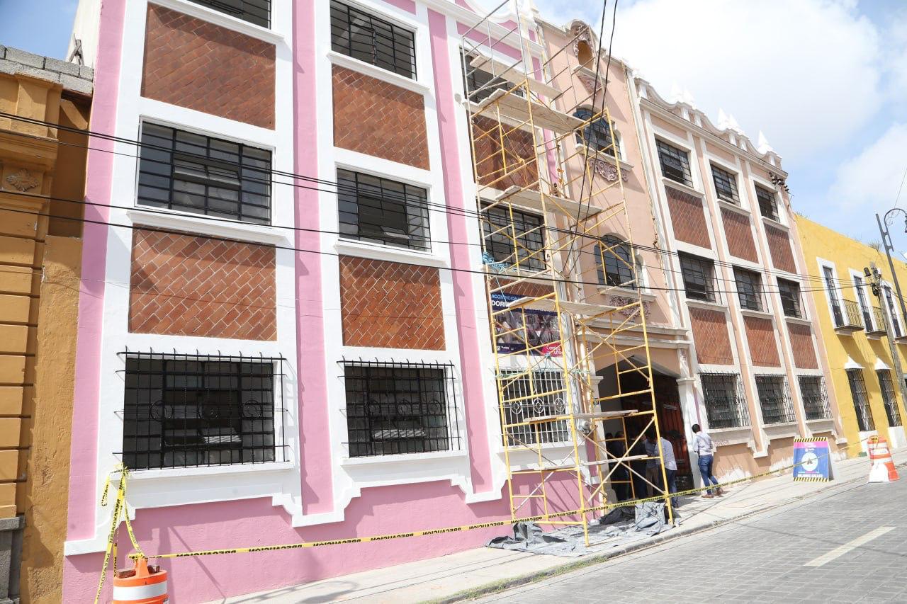 Sigue rehabilitación del dormitorio municipal del Centro Histórico