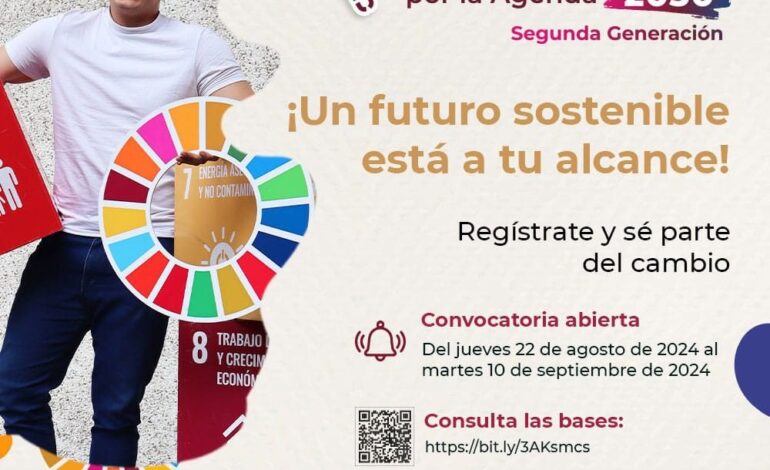 Convocatoria para Jóvenes en Tlaxcala: Red Juvenil por la Agenda 2030