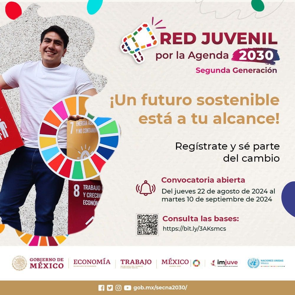 Convocatoria para Jóvenes en Tlaxcala: Red Juvenil por la Agenda 2030