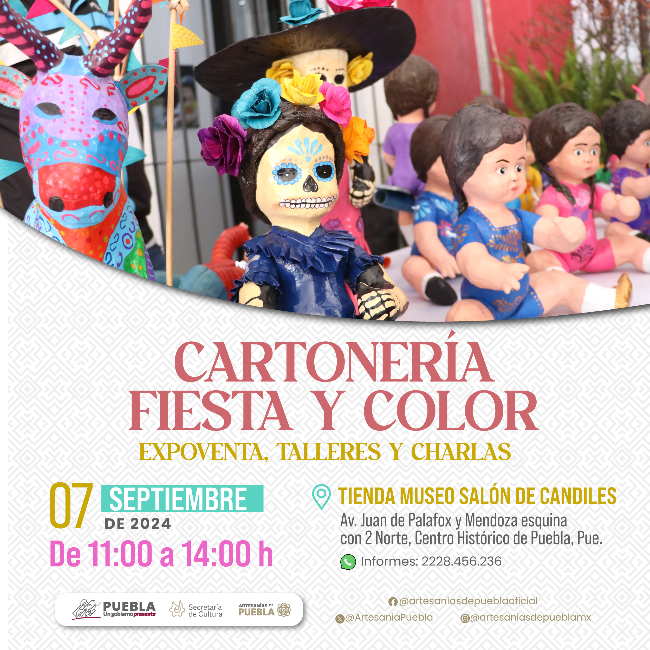 Invitan a taller “Cartonería: Fiesta y Color”  