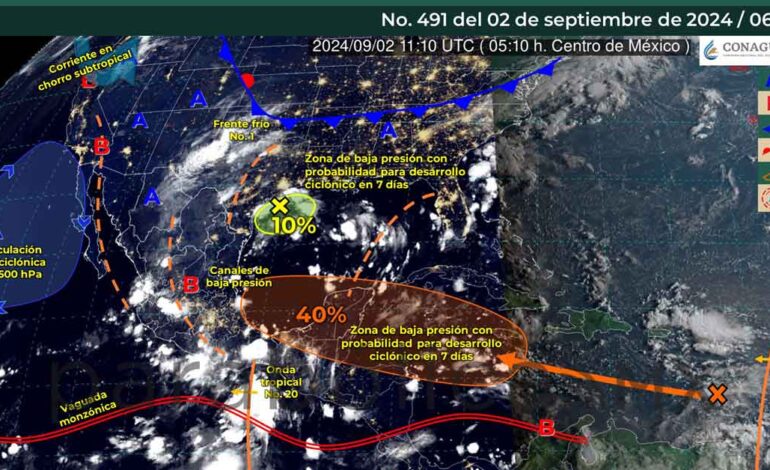 Pronostica Conagua lluvias “muy fuertes” para Puebla