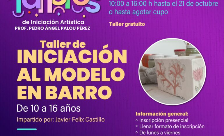 Emiten oferta en Puebla de talleres artísticos para octubre-diciembre