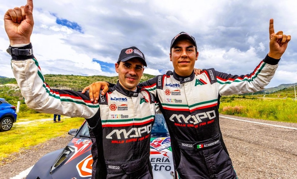 Alejandro Mauro Sánchez alcanza el podio en campeonato español de rallies