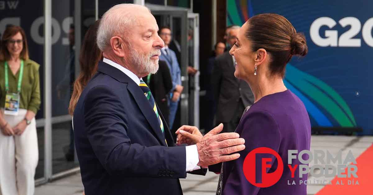 Arriba Claudia Sheinbaum a cumbre del G20 en Brasil