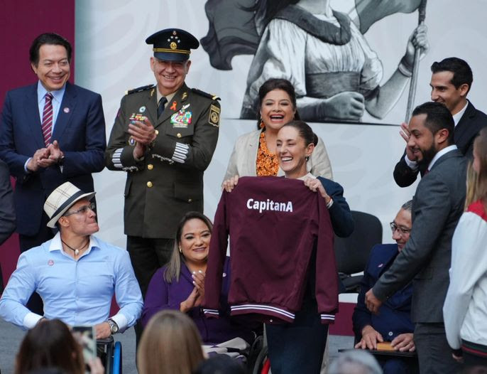 Claudia Sheinbaum entrega el Premio Nacional de Deportes 2024