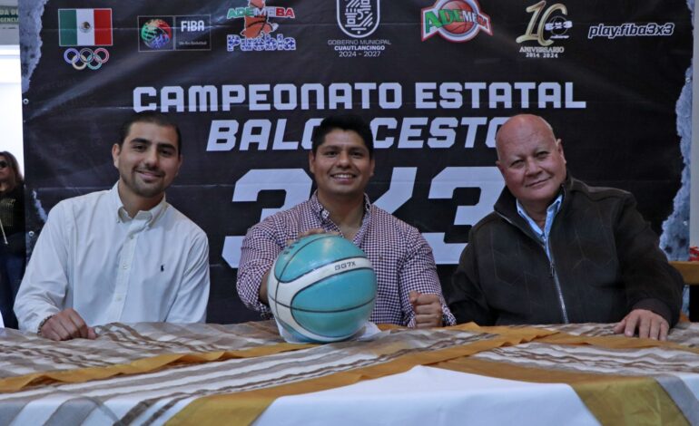 Se inauguró en Cuautlancingo el “Campeonato Estatal de Baloncesto 3 por 3”