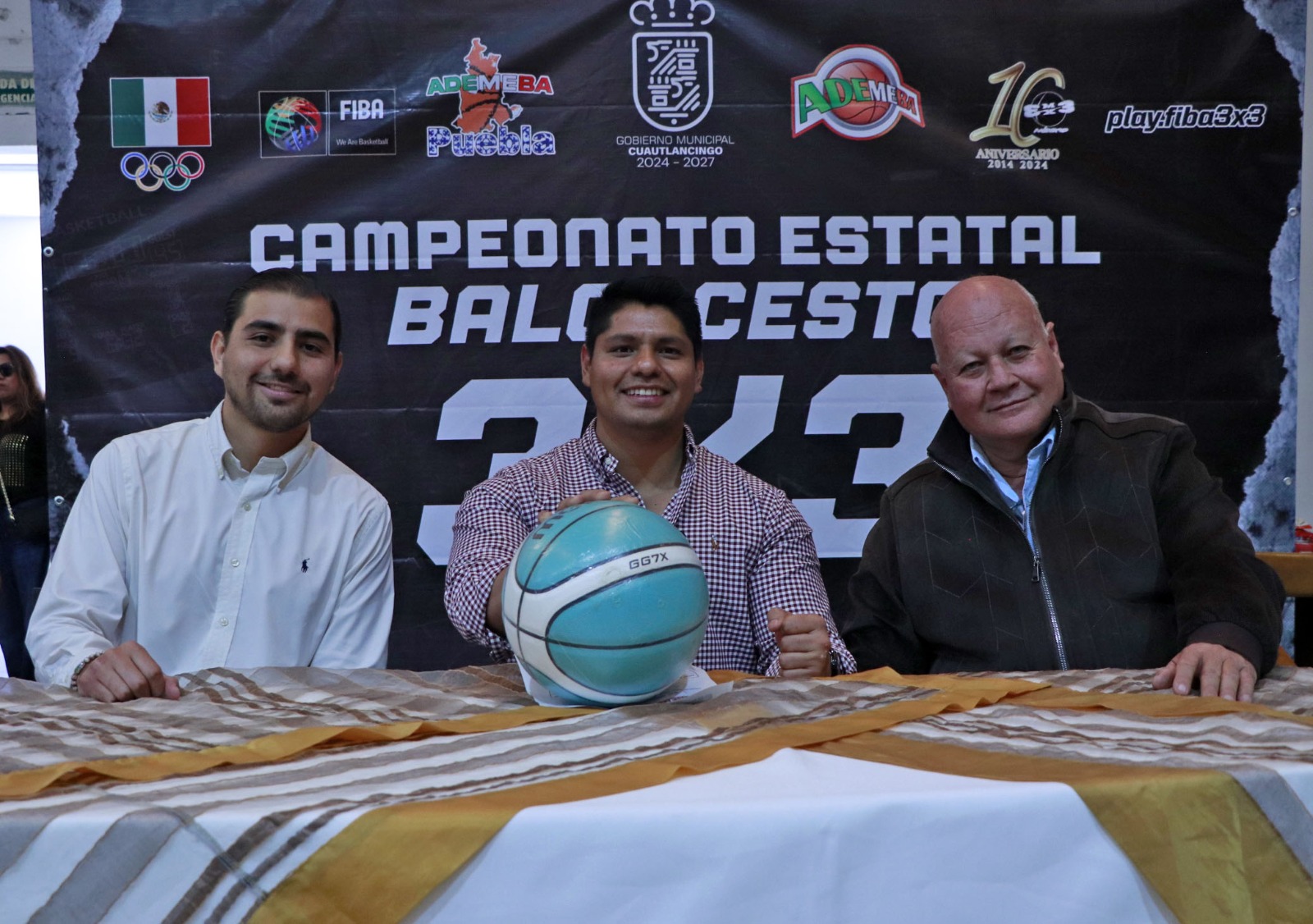 Se inauguró en Cuautlancingo el “Campeonato Estatal de Baloncesto 3 por 3”