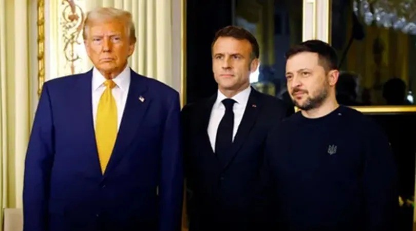 Trump se reunió con el presidente de Ucrania en París