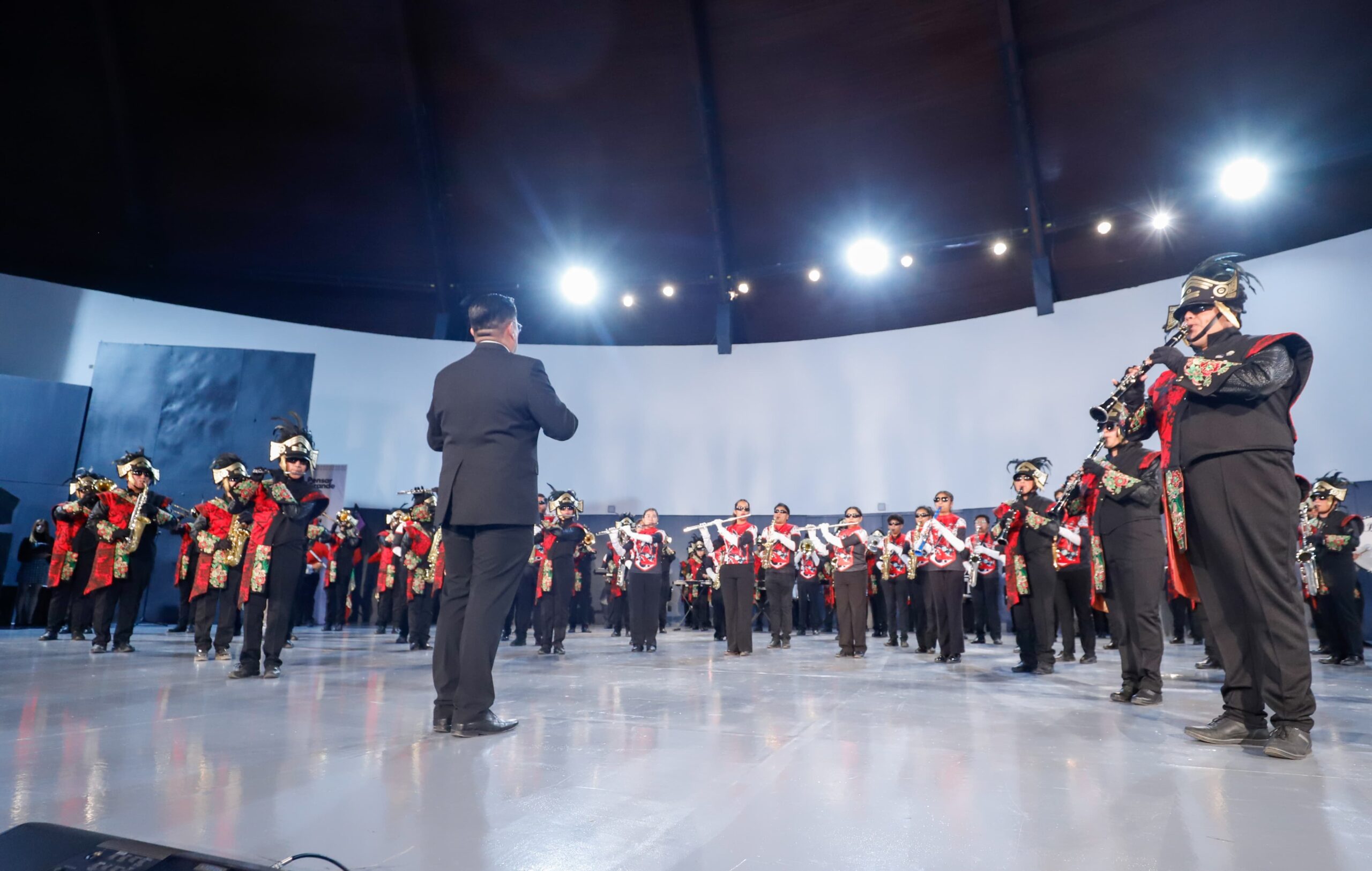 Abandera Gobierno de Puebla a jóvenes de “All Star Marching Band”