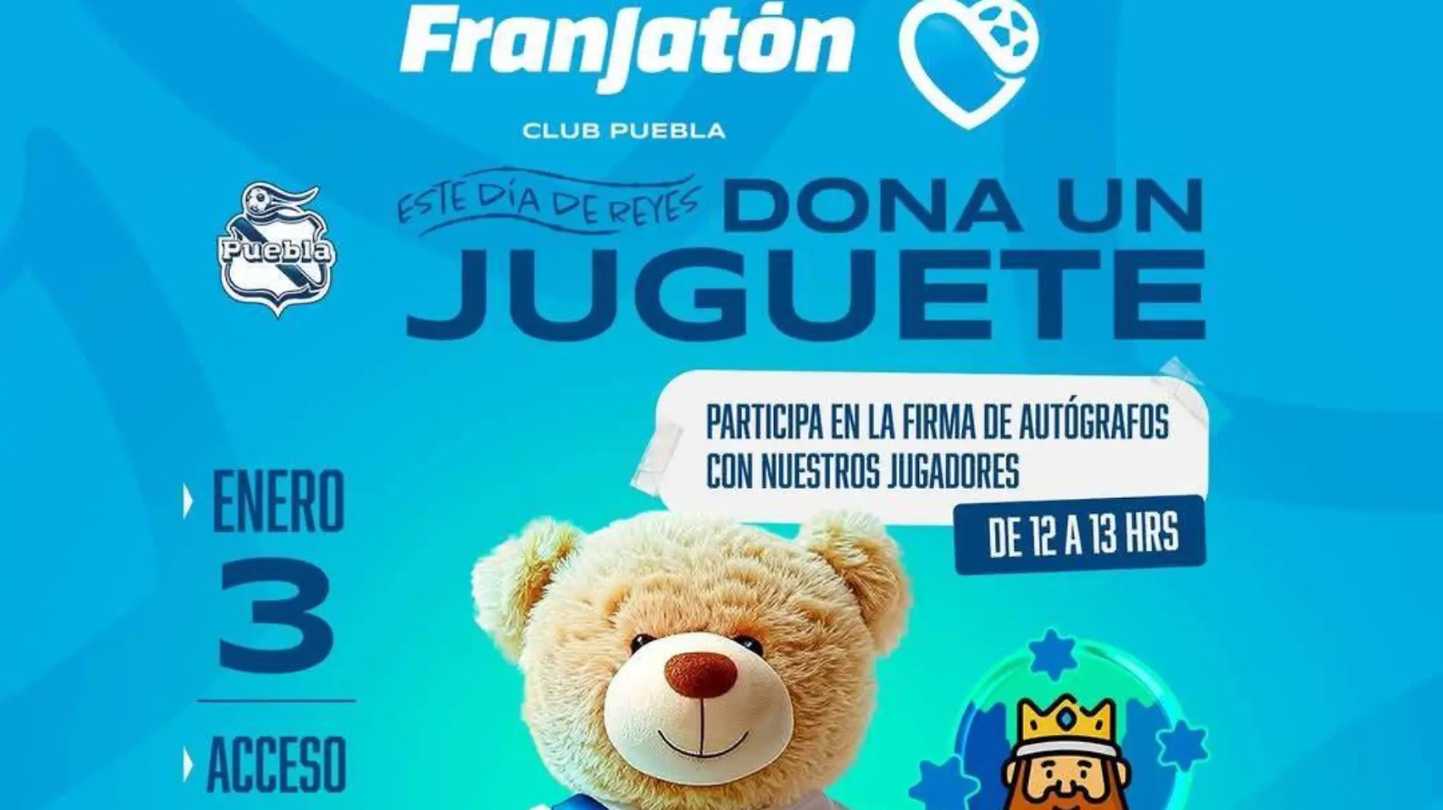 El Franjatón regresa para cumplir los deseos de muchos niños poblanos