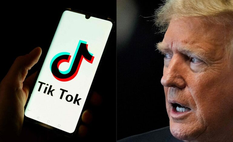 Trump solicita suspender orden que prohíbe TikTok en Estados Unidos