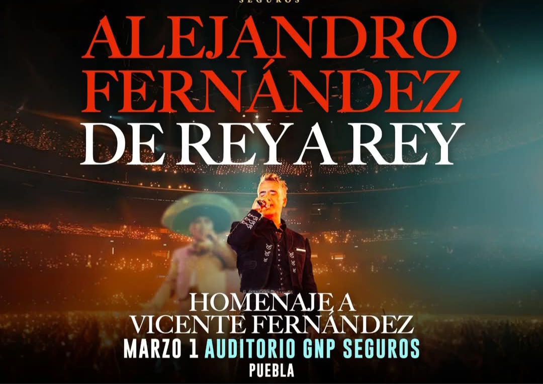 ¡Alejandro Fernández se presentará en Puebla con su tour «De Rey a Rey: Homenaje a Vicente Fernández»!