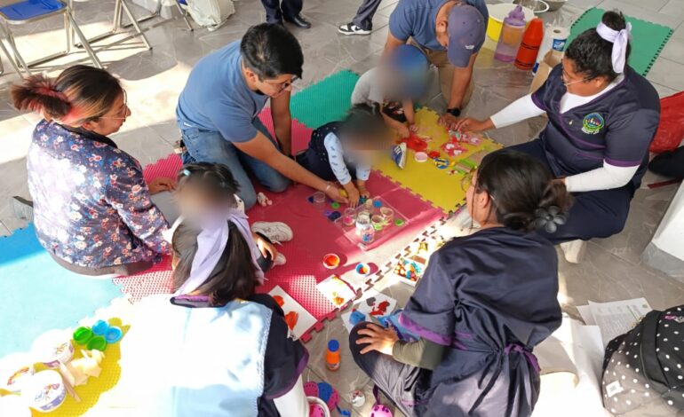 Con éxito se llevó a cabo el «Taller de juegos de la primera infancia» en el DIF Municipal de Cuautlancingo