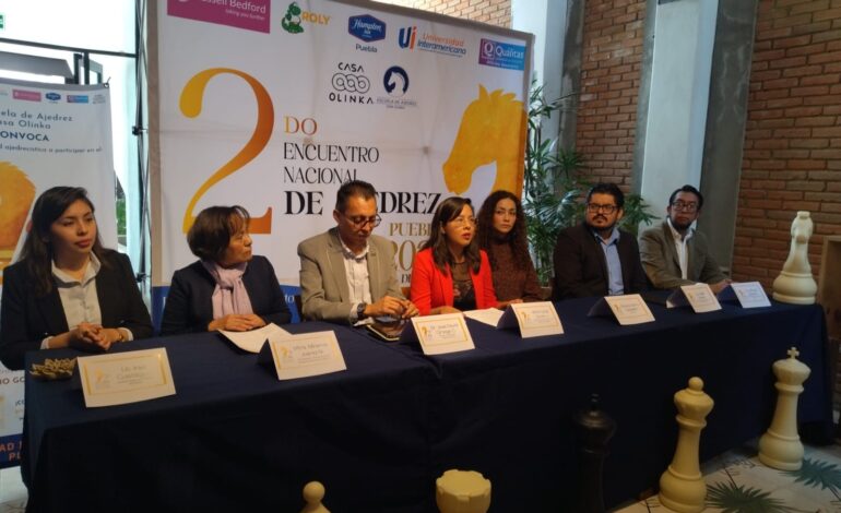 Designan a Puebla sede del Encuentro Nacional de Ajedrez 2025