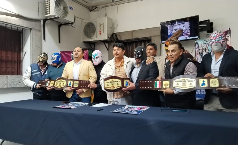 Ayuntamiento anunció el Campeonato de Lucha Libre este 25 de enero