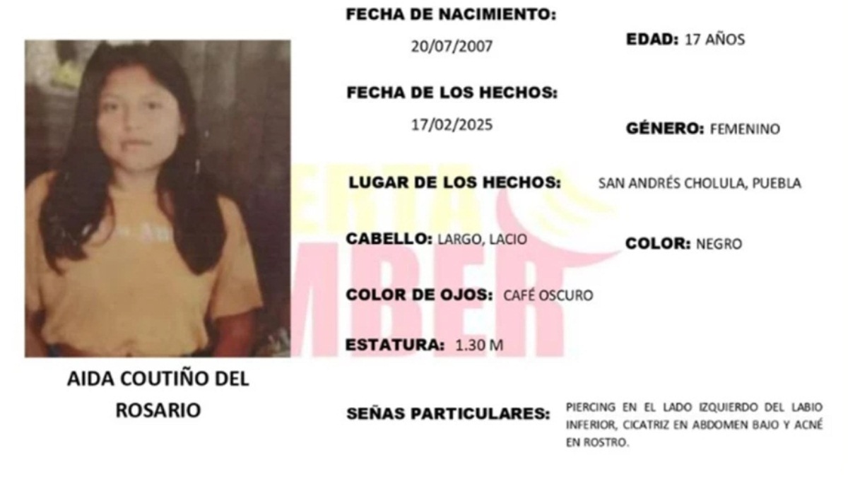 Buscan a Aída en Cholula