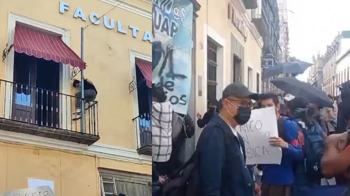 Estudiantes toman la Facultad de Filosofía y Letras de la BUAP