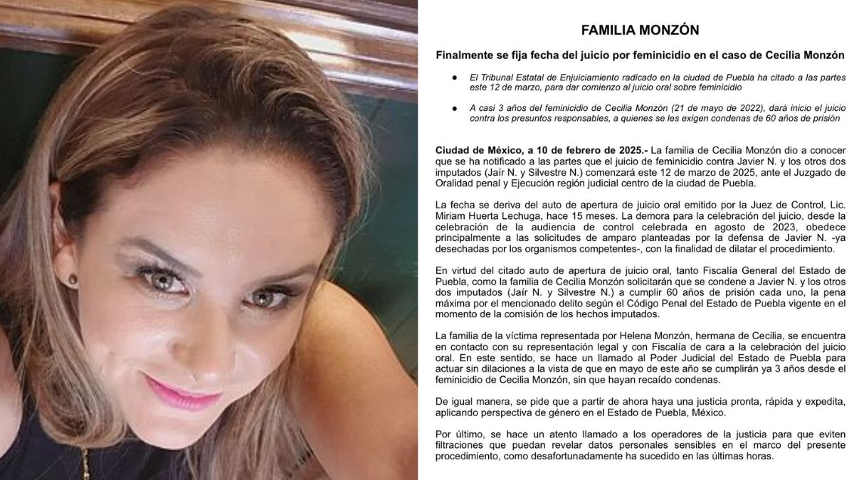 El 12 de marzo inicia el juicio por el feminicidio de Cecilia Monzón