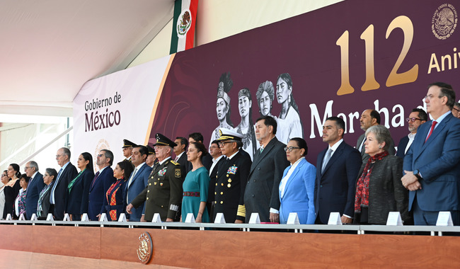 Encabeza Claudia Sheinbaum conmemoración del 112 Aniversario de la Marcha de la Lealtad