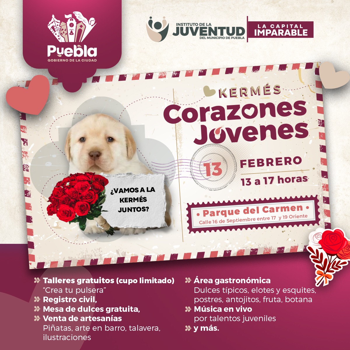 Realizará Instituto de la Juventud del Municipio la kermés “Corazones Jóvenes”