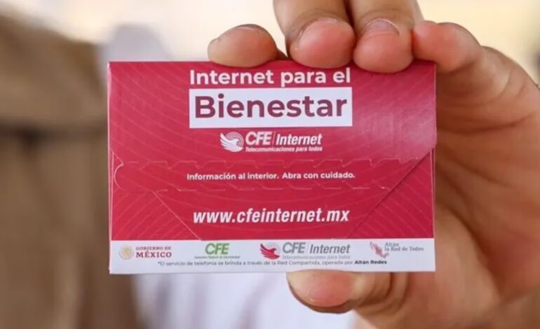 Llega Internet del Bienestar