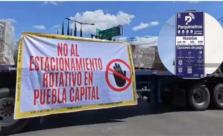 En protesta por Parquímetros, comerciantes bloquean vialidades