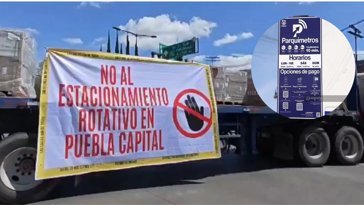 En protesta por Parquímetros, comerciantes bloquean vialidades