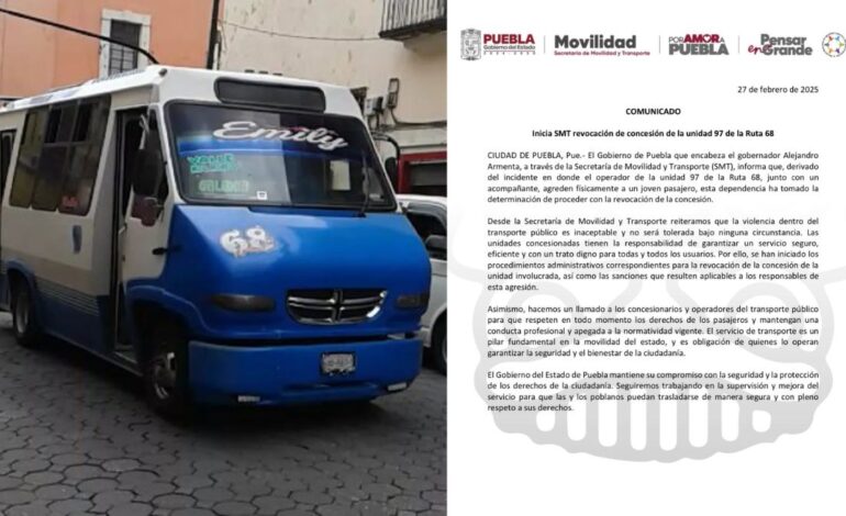 Empieza Movilidad y Transporte revocación de concesión a unidad por riña viralizada