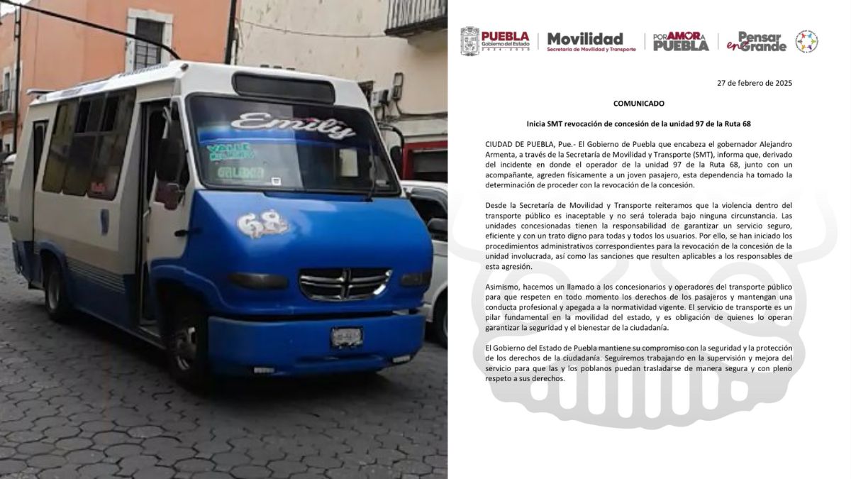 Empieza Movilidad y Transporte revocación de concesión a unidad por riña viralizada